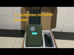28 mètres maximum de rayon de canaux 25 brouilleur tenu dans la main de signal de téléphone portable de fonctionnement de batterie de 80 minutes