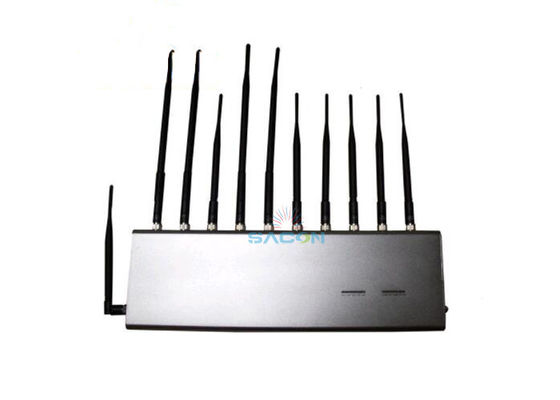 11 antennes 22W High Power RF Signal Jammer avec une portée de brouillage de 25m pour l'école et la salle de conférence