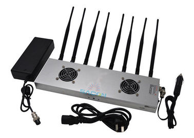 2G 3G 4G Wifi brouilleur de signal haute puissance haute fréquence avec 8 antennes omnidirectionnelles