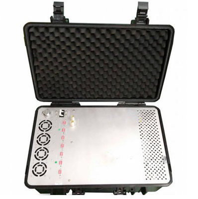 75W Puissance de sortie 5.8G 4G brouilleur de signal de drone RCIED de sac à dos avec une portée de brouillage de 30 à 500 m et une longue durée de fonctionnement