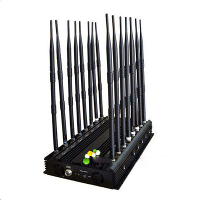 16 Antennes Puissance Réglable Véhicule Monté Lojack Réseau Mobile Bloqueur Brouilleur de Signal avec 1 An de Garantie