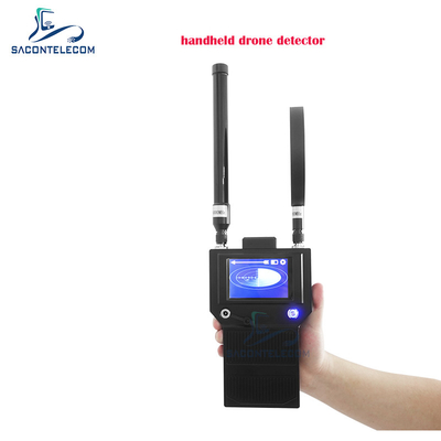 Détecteur portable de signaux anti-drones de 1,5 km à 2 km 400-6000 MHz détecteur de drones UAV portatif