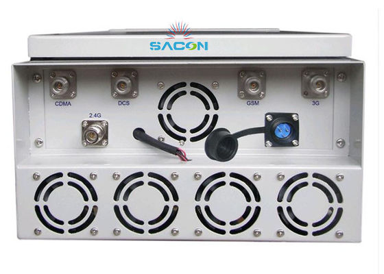 800W haute puissance 8 canaux brouilleur de signal imperméable Brouilleur de téléphone cellulaire pour les prisons