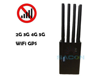 brouilleur de dresseur de téléphone portable des antennes 20m de 2G 3G 4G WiFi 8