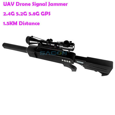 DJI Phantom 65w GPS 5.2G 5.8G Jammer de signal de drone à canon