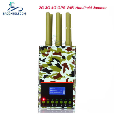 6 antennes GPS localisateur de téléphone portable brouilleur 20m camouflage