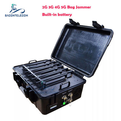 Puissance de sortie 56W Couverture 12 bandes Rayon de brouillage de 60m Brouilleur de signal de téléphone portable Bloqueur de signal mobile