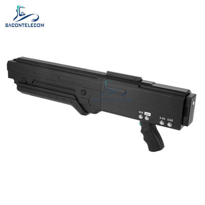 1.2KM Distance Gun Drone Portable UAV signal brouilleur 2.4G 5.8G GPS 900mhz