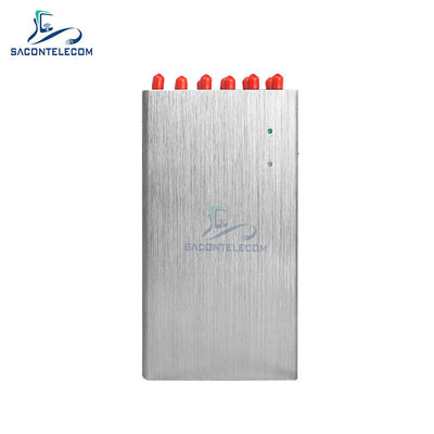 12 Bandes 20W Brouilleur de Signal Portable avec Rayon de 20m pour 2G 3G 4G 5G WiFi GPS Lojack VHF UHF