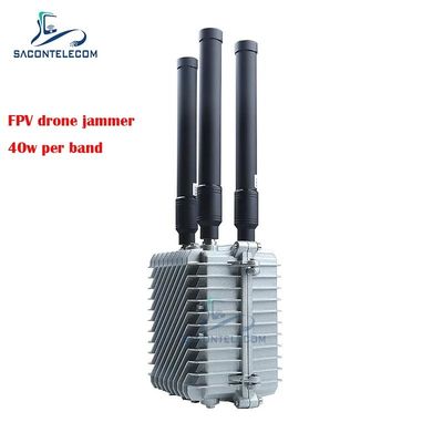 3 canaux 120w puissant FPV Drone Jammer Portable UAV FPV Jammer Blocker