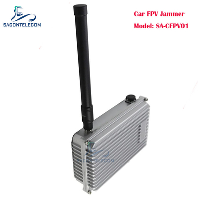 1 bande 50w FPV monté sur un véhicule, brouilleur de signal anti-drone