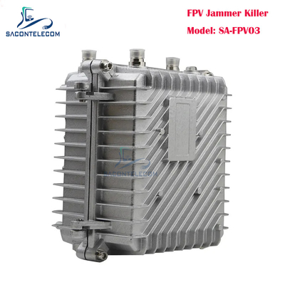Système de brouillage de signal de drone anti-UAV 3 bandes 150W avec rayon de 500m pour FPV et défense anti-drone