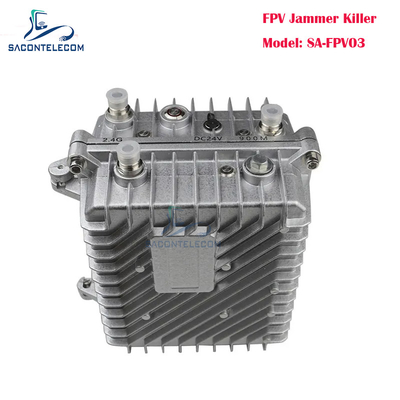 Système de brouillage de signal de drone anti-UAV 3 bandes 150W avec rayon de 500m pour FPV et défense anti-drone