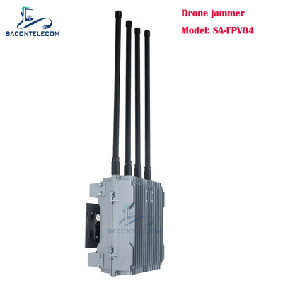 4 canaux 200w puissant brouilleur de signal de drone véhicule monté FPV brouilleur de drone
