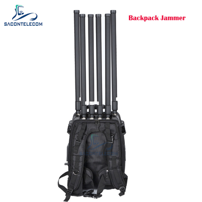 6 canaux 300W puissant sac à dos Drone signal brouilleur 433 900mhz GPS 2.4G 5.8G