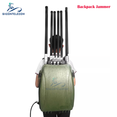 6 canaux 300W puissant sac à dos Drone signal brouilleur 433 900mhz GPS 2.4G 5.8G
