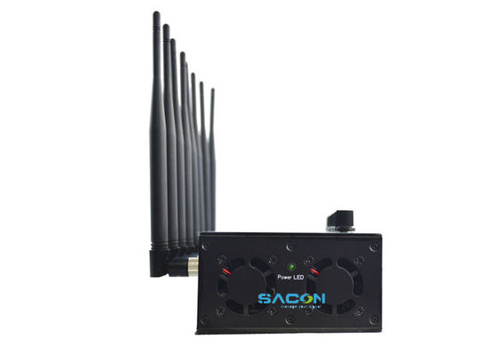 8 Antennes 20W Brouilleur de signal réglable pour téléphone portable 3G 4G WiFi GPS