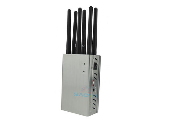 Brouilleur de signal de 8W avec une portée de brouillage de 30m et 8 bandes pour le blocage multi-fréquences
