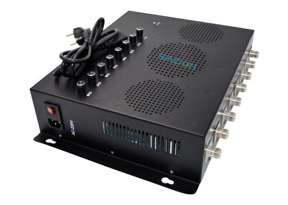 80m Longue portée véhicule militaire monté brouilleur 80 watts de puissance avec ventilateurs de refroidissement