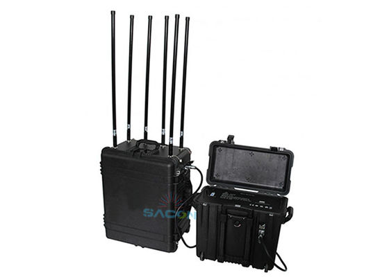 460W Brouilleur Bomb Manpack Haute Puissance avec 6 Bandes et jusqu'à 1000m de Portée