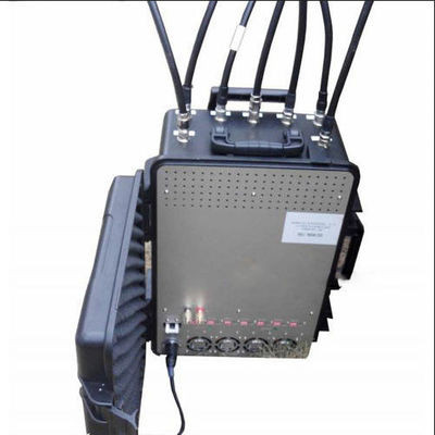 350W haute puissance 7 bandes porte-bagages signal brouilleur de signaux de la bombe brouilleur avec fréquences personnalisables