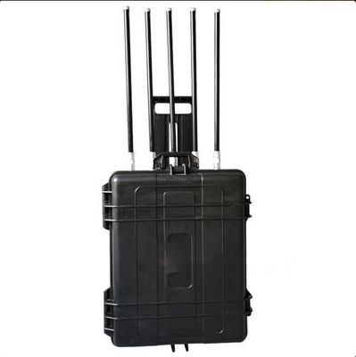 500W Brouilleur Manpack Haute Puissance avec Cinq Bandes et Conception Antidéflagrante pour les Équipes SWAT