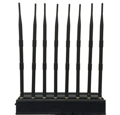 20W Brouilleur GPS de bureau avec une portée de brouillage de 40m et ventilateurs de refroidissement pour le blocage des signaux de voiture et de téléphone portable