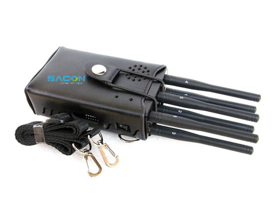 6 antennes de haute puissance 3W brouilleur de signal portable avec une portée de 20m pour le WiFi GPS 3G 4G Blocage