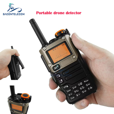 Détecteur de signaux de drones sans fil portable 700-6 GHz Détecteur de drones anti-drones portable