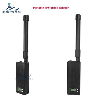 Détecteur de signaux de drones FPV portable à bande unique à portée de 1,5 km Détecteur de signaux de drones portable