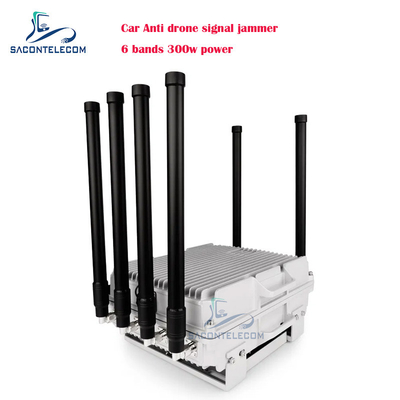 300w 6 canaux véhicule anti-drone signal brouilleur UAV FPV drone brouilleur de blocage véhicule de défense monté pour la voiture