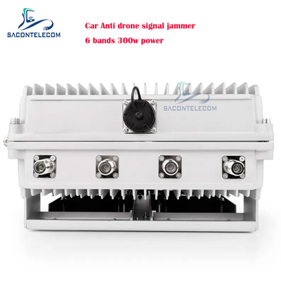 300w 6 canaux véhicule anti-drone signal brouilleur UAV FPV drone brouilleur de blocage véhicule de défense monté pour la voiture