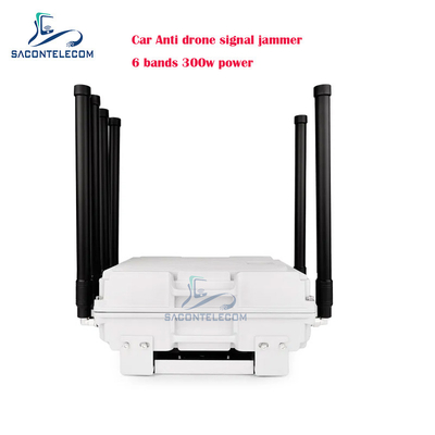 300w 6 canaux véhicule anti-drone signal brouilleur UAV FPV drone brouilleur de blocage véhicule de défense monté pour la voiture
