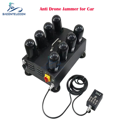 8 canaux 400w anti-drone signal brouilleur 1.5G 2.4G 5.8G 5.2G FPV Drone brouilleur pour voiture