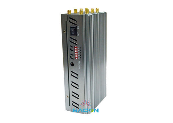 8 Watt brouilleur de signal portable avec portée de 30m et 8 antennes pour bloquer les téléphones portables