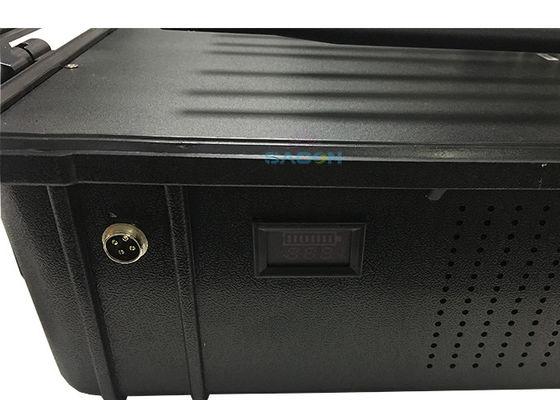 Brouilleur portable de 55 W avec 11 canaux et batterie intégrée pour un blocage sécurisé du signal