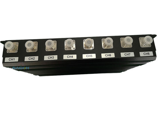 160W Brouilleur de signal de téléphone portable haute puissance à 8 canaux avec une portée de brouillage de 80m pour les signaux 2G 3G 4G WiFi GPS