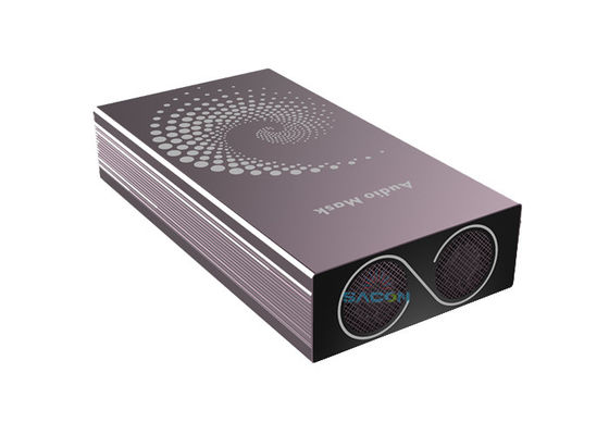 Bloqueur de signal de téléphone portable avec cellule de batterie de 6000 mAh, rayon de 1,5 m et angle de blindage de 90° pour le blocage des signaux audio