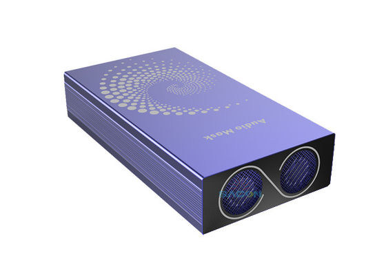 Bloqueur de signal de téléphone portable avec cellule de batterie de 6000 mAh, rayon de 1,5 m et angle de blindage de 90° pour le blocage des signaux audio