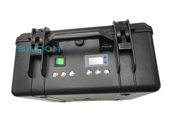 Brouilleur de signal de téléphone mobile GPS de 60 W avec 6 antennes et 2 heures de temps de fonctionnement intégré à la batterie