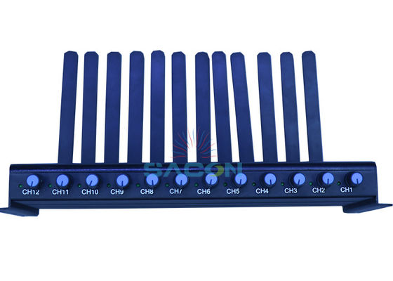12 Canaux Puissance Réglable 5.8G Brouilleur de Signal pour Blocage de Téléphone Portable