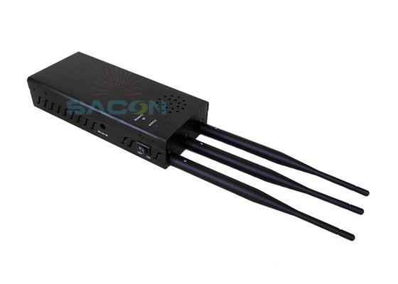 Bloqueur de signal portable haute puissance 10W avec batterie 8000mAh et antenne omnidirectionnelle pour le brouillage de télécommandes de voiture