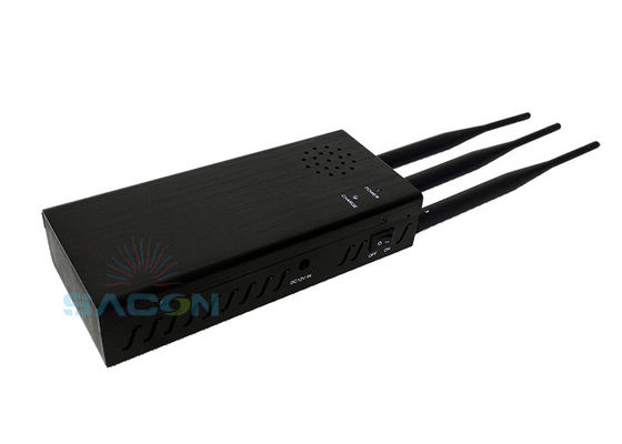Bloqueur de signal portable haute puissance 10W avec batterie 8000mAh et antenne omnidirectionnelle pour le brouillage de télécommandes de voiture