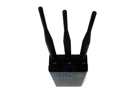 Brouilleur de signal de haute puissance de 10 W avec portée de 150 m et batterie de 8000 mAh pour le blocage de la télécommande