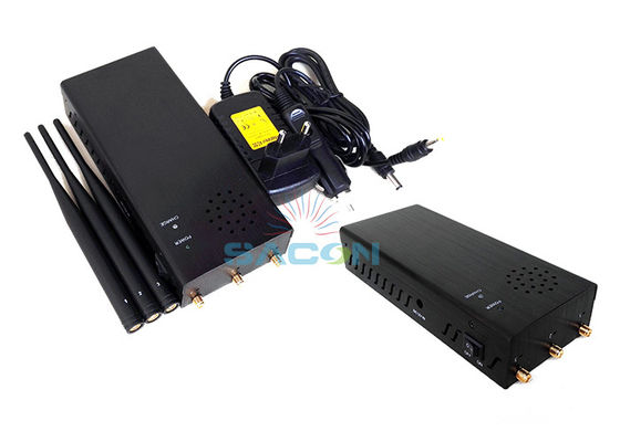 Brouilleur de signal de haute puissance de 10 W avec portée de 150 m et batterie de 8000 mAh pour le blocage de la télécommande