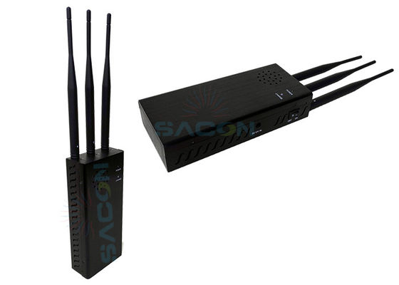 Brouilleur de signal de haute puissance de 10 W avec portée de 150 m et batterie de 8000 mAh pour le blocage de la télécommande