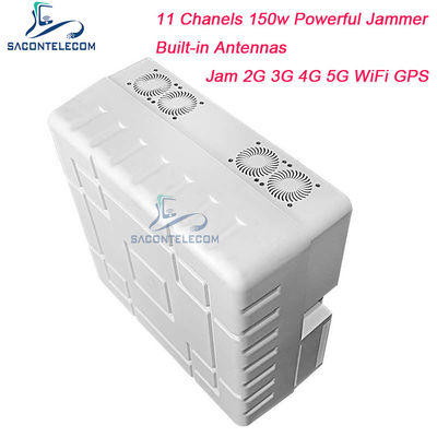 Brouilleur de signal de haute puissance de 150W avec 11 canaux pour un bloqueur de téléphone portable de portée de 50 m