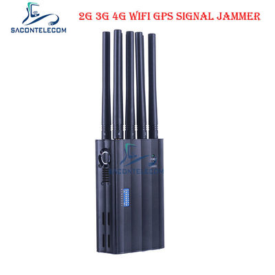 8 canaux brouilleur de signal portable avec batterie 4000mAH et portée de 20m brouilleur de signal GPS WiFi téléphone portable