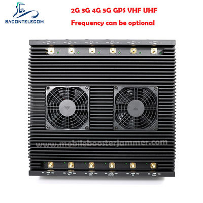 12 Antennes 80W Puissance Brouilleur de Signal Multi-Fréquences WiFi de Bureau pour 2G 3G 4G 5G WiFi GPS