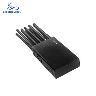 10W Puissance 20m Rayon 10 Canaux Brouilleur Portable pour WiFi GPS 2G 3G 4G 5G